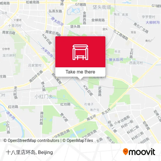 十八里店环岛 map