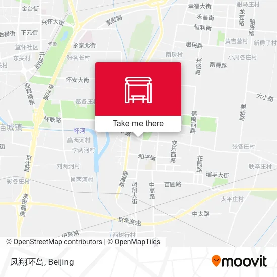凤翔环岛 map