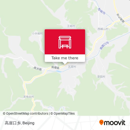 高崖口乡 map