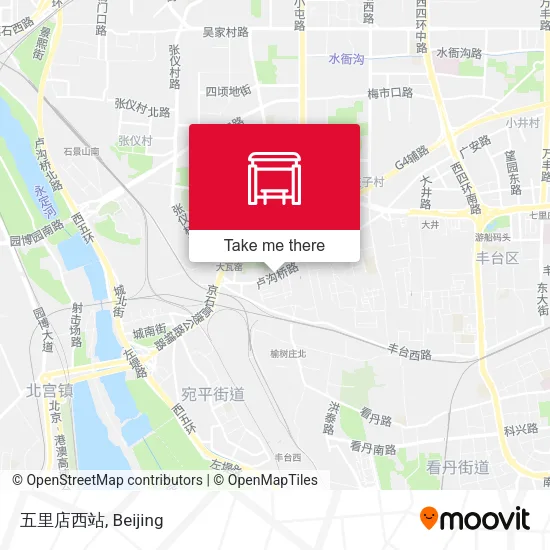 五里店西站 map