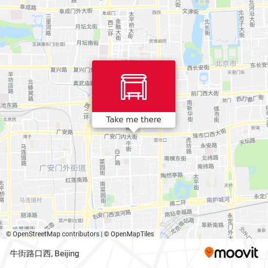 牛街路口西 map