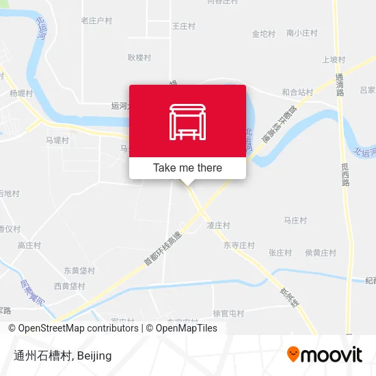 通州石槽村 map