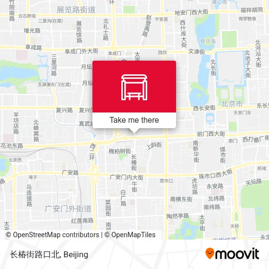 长椿街路口北 map