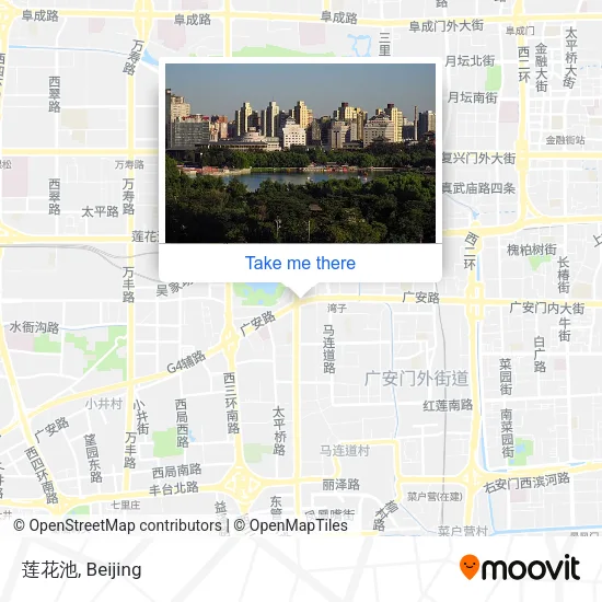 莲花池 map