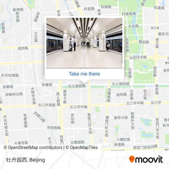 牡丹园西 map