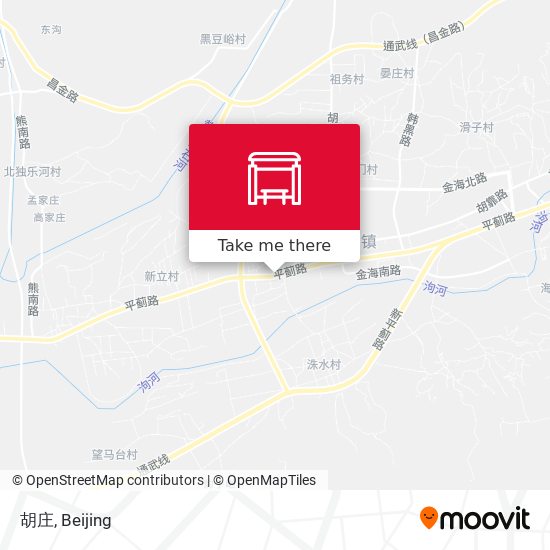 胡庄 map