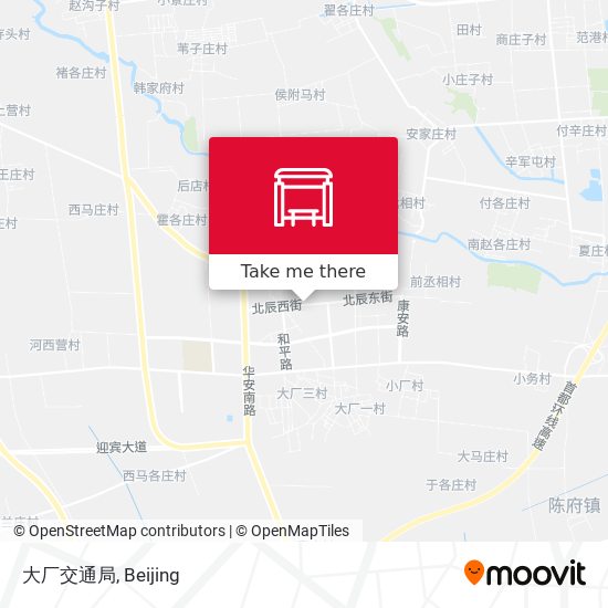 大厂交通局 map