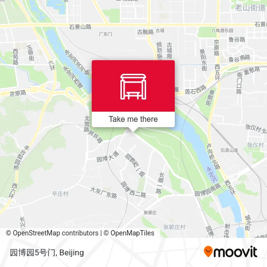 园博园5号门 map