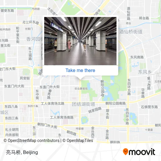 亮马桥 map