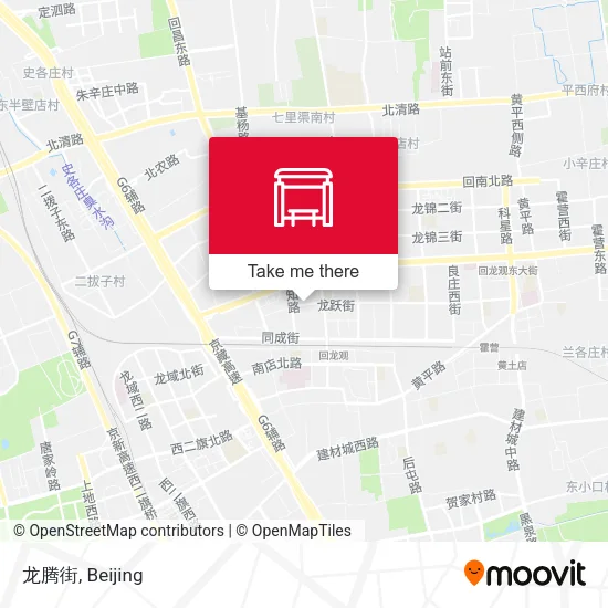 龙腾街 map