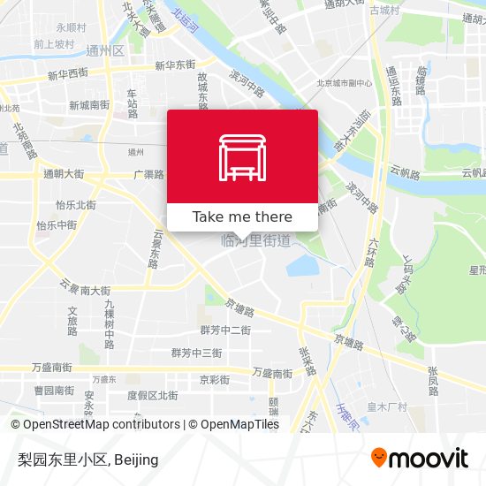 梨园东里小区 map
