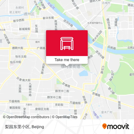 梨园东里小区 map