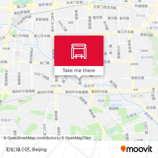 彩虹城小区 map