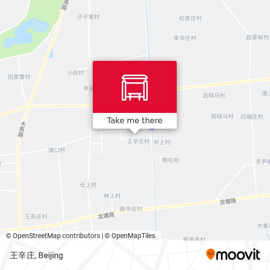 王辛庄 map