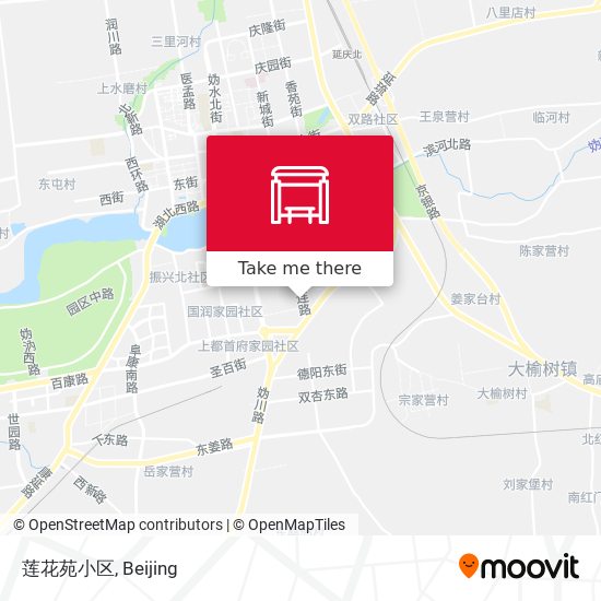 莲花苑小区 map