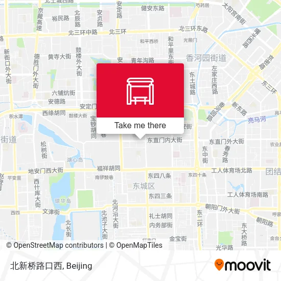 北新桥路口西 map
