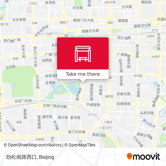 劲松南路西口 map