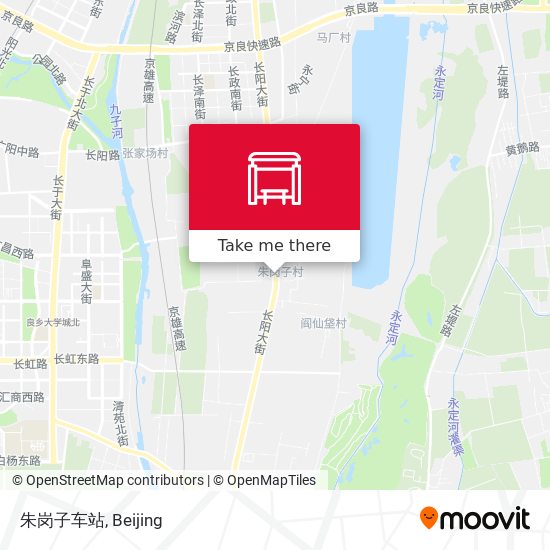 朱岗子车站 map