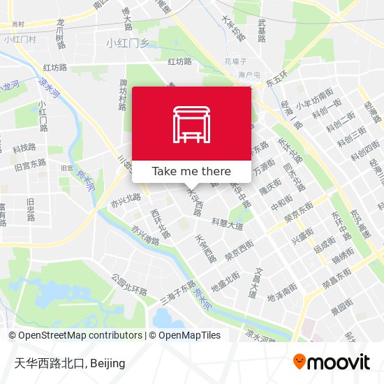 天华西路北口 map