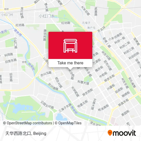 天华西路北口 map