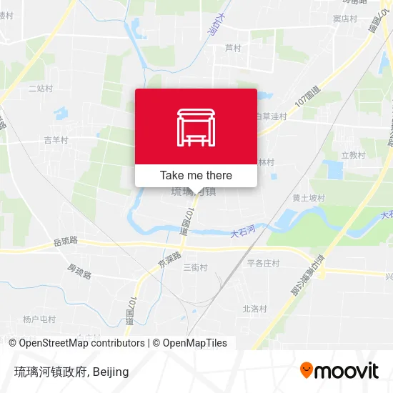琉璃河镇政府 map