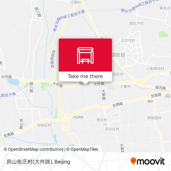 房山焦庄村(大件路) map