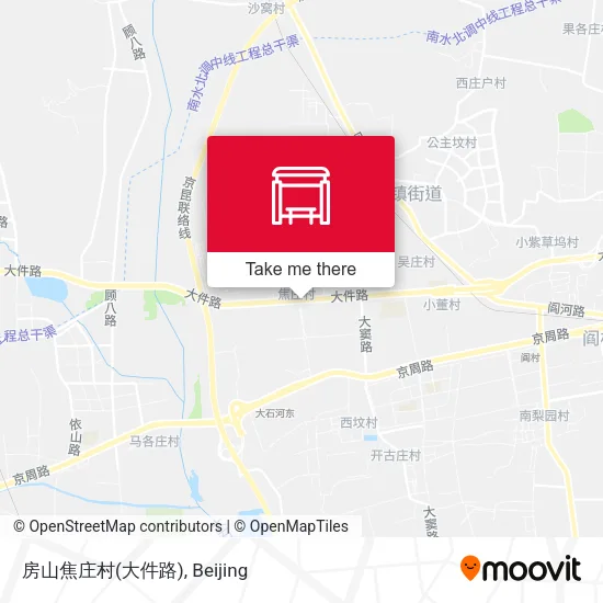 房山焦庄村(大件路) map