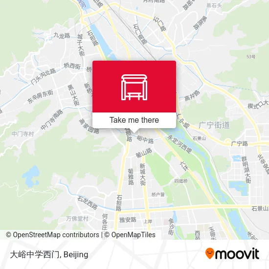大峪中学西门 map