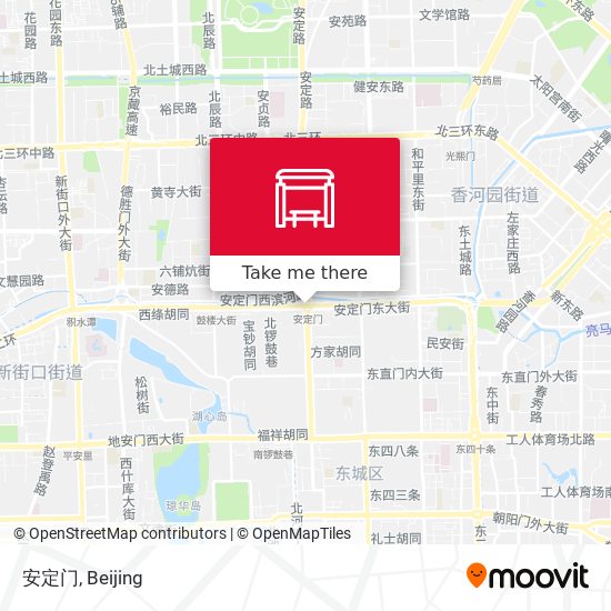 安定门 map