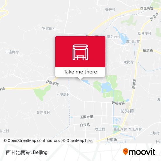 西甘池南站 map