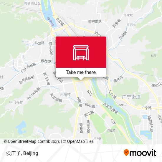 侯庄子 map