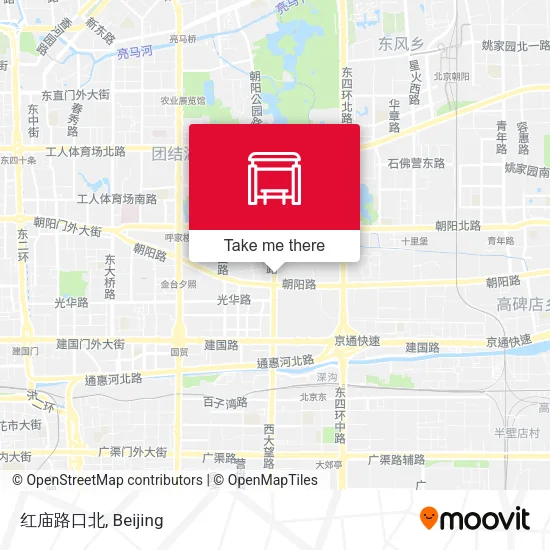红庙路口北 map