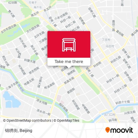 锦绣街 map