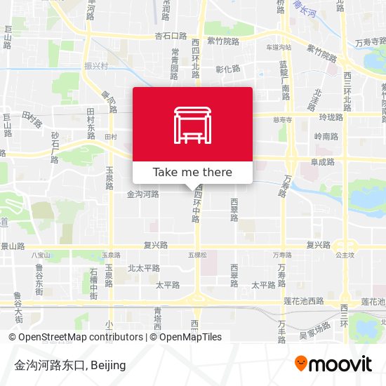 金沟河路东口 map