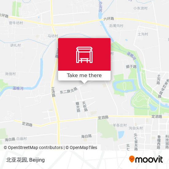 北亚花园 map