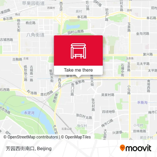 芳园西街南口 map