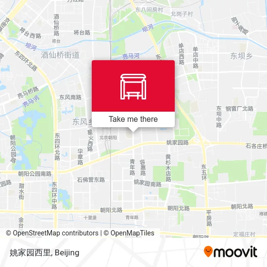 姚家园西里 map