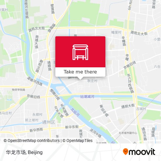 华龙市场 map