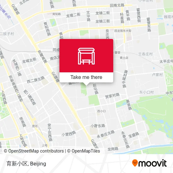 育新小区 map