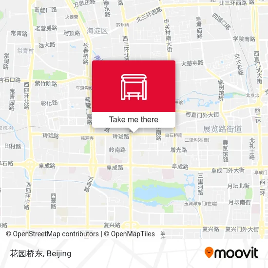花园桥东 map