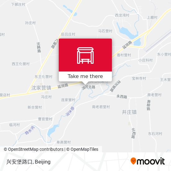 兴安堡路口 map