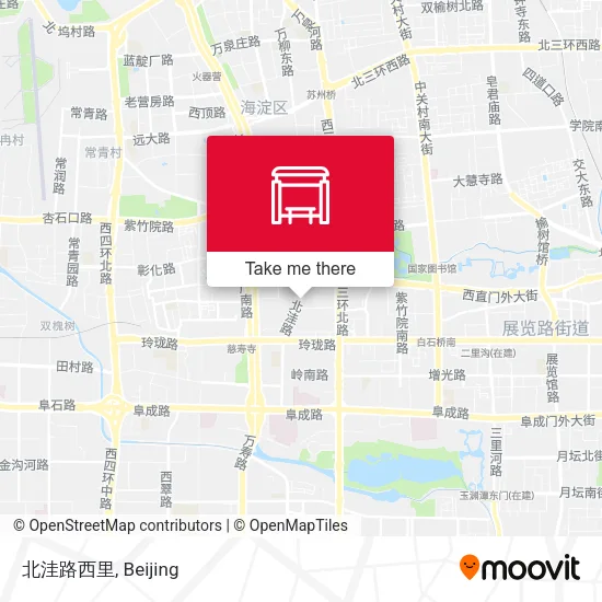 北洼路西里 map