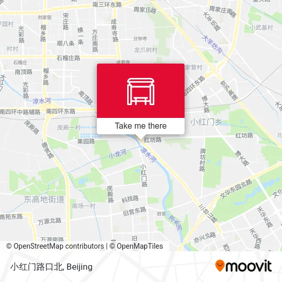 小红门路口北 map