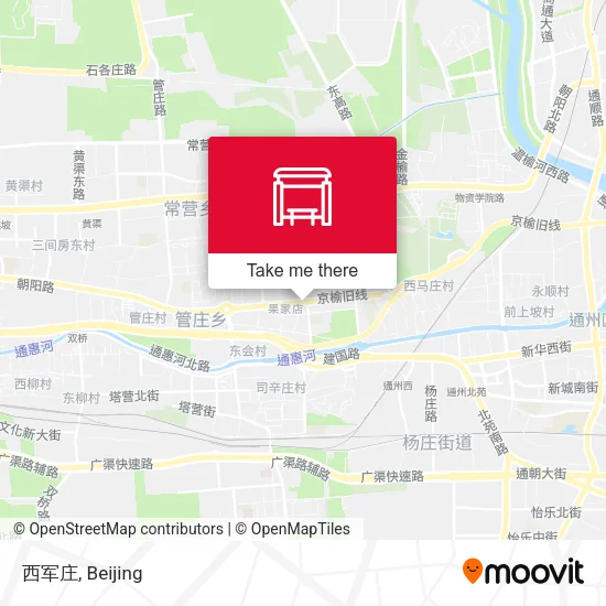 西军庄 map