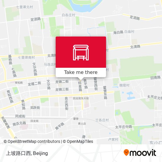 上坡路口西 map