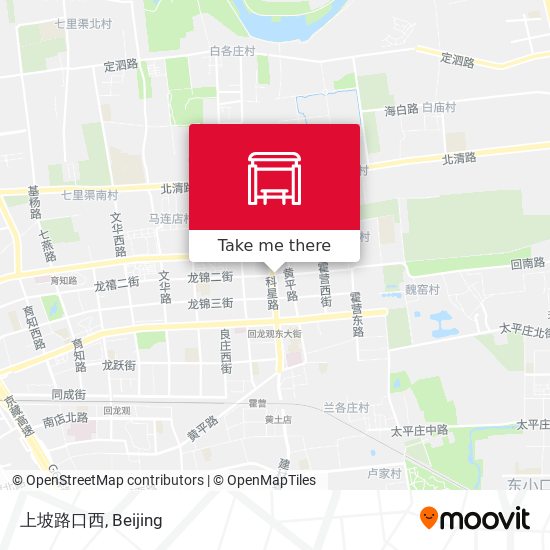 上坡路口西 map