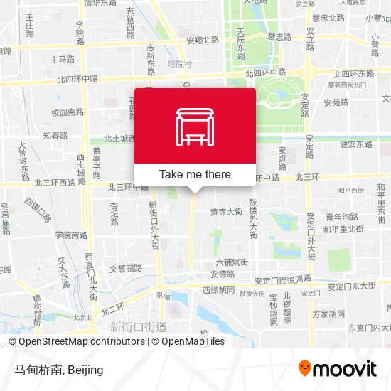马甸桥南 map