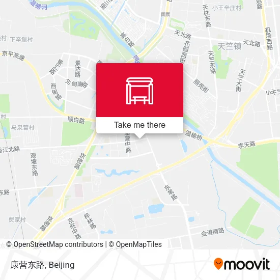 康营东路 map