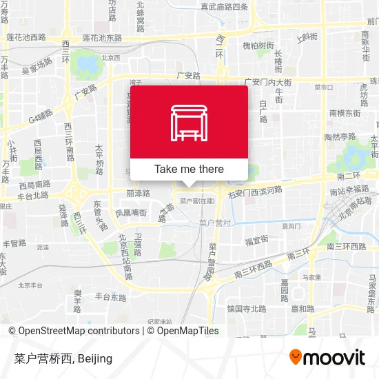 菜户营桥西 map