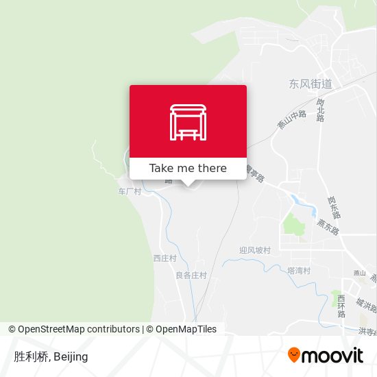 胜利桥 map